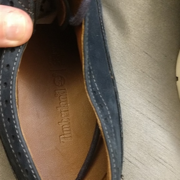 New $120 Timberland Suede wingtip shoes Sensorflex - Picture 5 of 6